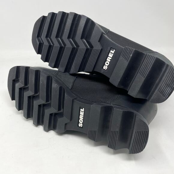 Sorel Joan Of Arctic Wedge III Lexie Boots Black Waterproof Lace Up Ankle 7.5 - Picture 10 of 17